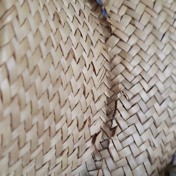 Beat up and weathered straw farmer hats 2 for 1 - Picture 10 of 10